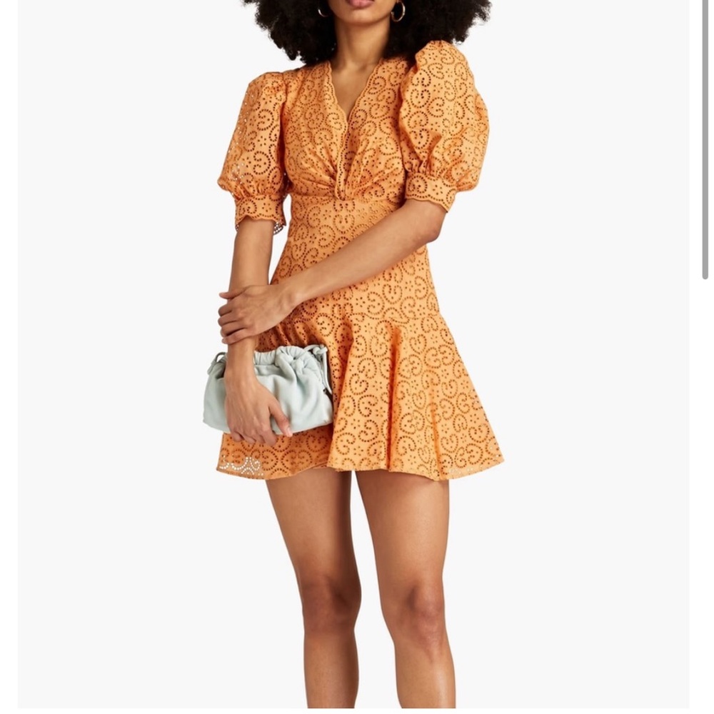 Sandro Orange Mini Dress